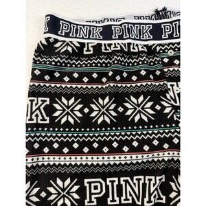 Victoria's Secret Pink Holiday Lounge Pants NWT 2015 Large